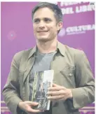  ?? EFE ?? GAEL GARCÍA. El actor participó en la FIL 2019 donde habló de feminismo y política.