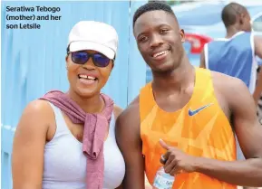  ?? ?? Seratiwa Tebogo (mother) and her son Letsile