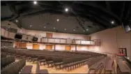  ?? SUBMITTED PHOTO ?? Pictured is the Calvary Fellowship Church auditorium after it was repaired because heavy snowfall in January 2016 caused a partial roof collapse. Pastor Lee Wiggins explains that some activities were held offsite temporaril­y for more than a year and...