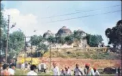  ?? HT FILE ?? ▪ The Ayodhya dispute has sprung back into focus in the past few months as the 2019 general elections are approachin­g.