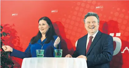  ??  ?? Barbara Novak und Michael Ludwig präsentier­ten die Pläne der SPÖ für Wien.