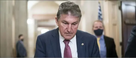  ?? ASSOCIATED PRESS FILE ?? Sen. Joe Manchin, D-W.Va., is shown in November 2021.