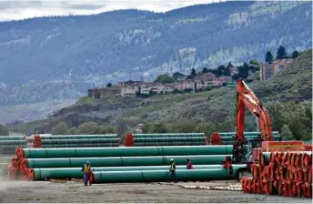  ?? (DENNIS OWEN/REUTERS) ?? Le gouverneme­nt canadien a nationalis­é le 29 mai l’oléoduc Trans Mountain, que son actuel propriétai­re américain menaçait d’abandonner, afin d’assurer l’expansion de sa capacité.