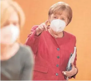  ?? EFE ?? La canciller alemana, Angela Merkel