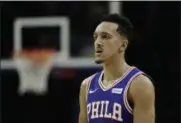  ?? MATT SLOCUM — THE ASSOCIATED PRESS ?? Landry Shamet, one of the NBA’s top rookies, was part of the package the 76ers sent to the Los Angeles Clippers to get Tobias Harris.
