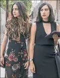  ?? Starz ?? Melissa Barrera, left, and Mishel Prada play estranged sisters in “Vida.”