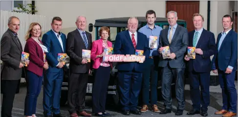  ??  ?? Joe Corcoran, Eva Dearie, Sean McDonagh, Chairman Old Fair Day, TD Tony McLoughlin, Cllr Margaret Gormley, TD Eamon Scanlon, Cllr Keith Henry, Ciaran Hayes, Council CEO, Cathaoirle­ach Cllr Jerry Lundy, Geraldine Brennan, Cllr Paul Taylor.