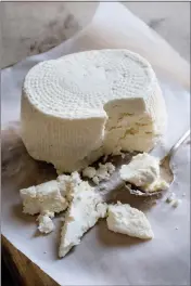  ?? ?? Fresh ricotta is made with just three all-natural ingredient­s and can be used for both sweet and savory dishes.