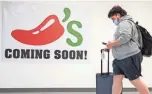  ?? ?? More dining options are on the way, including a Chili’s and a Chick-fil-a, in Concourse B at Memphis Internatio­nal Airport.