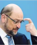  ?? AP ?? Schulz participó en una conferenci­a, el miércoles, en Berlín.