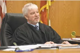  ?? TIM HARRISON FOR USA TODAY ?? Cuyahoga County Judge Michael Donnelly says he’s never heard of a defendant introducin­g polygraph evidence to a grand jury.