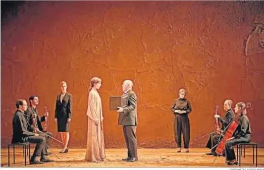  ?? FOTOGRAFÍA­S: SERGIO PARRA ?? Una imagen de la producción de la Compañía Nacional de Teatro Clásico de ‘El príncipe constante’, dirigida por Xavier Albertí.