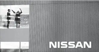  ?? EUGENE HOSHIKO THE ASSOCIATED PRESS FILE PHOTO ?? Renault owns about 43 per cent of Nissan, while Nissan owns 15 per cent of Renault through shares that lack voting rights.