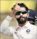  ??  ?? Ravindra Jadeja’s five-wicket haul was the highlight of the day for India.