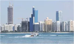  ?? REUTERS ?? The Abu Dhabi skyline as seen in December 2009.