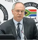  ?? Picture: SUPPLIED ?? LOSSES: Corporate finance expert Dr Jonathan Bloom at the state capture inquiry.