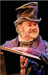  ?? ?? Feeling gruff: Owen Teale as Scrooge