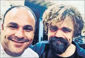  ?? TWITTER ?? Peter Dinklage comió en el restaurant­e Aponiente del chef Ángel León