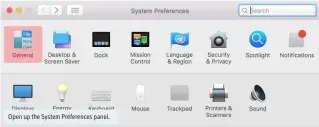  ??  ?? Open up the System Preference­s panel.