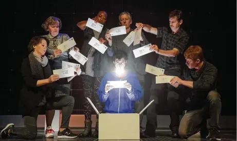  ?? Joan Marcus ?? “When we made the show, I imagined what it would be like if Chris was lighting the show,” says Paule Constable, who won a Tony Award for best lighting design on “The Curious Incident.”