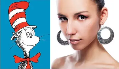  ?? Picture: GETTY IMAGES ?? Controvers­ial: The Cat In The Hat and ‘Latino’ earrings