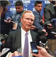  ?? NOAH K. MURRAY, USA TODAY SPORTS ?? “Certainly he admitted to us that he abused his wife,” Giants owner John Mara, above, says of kicker Josh Brown.