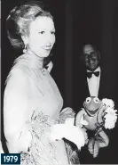  ?? ?? 1979
Will this frog turn into a prince? Princess Anne met Kermit tat the premiere of The Muppets Movie, which boasted guest appearance­s by Bob Hope as an ice cream seller and Steve Martin as a rude waiter.