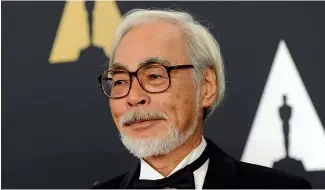  ?? ?? Hayao Miyazaki - photograph­ié en 2014