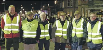  ?? Photograph: Kevin McGlynn ?? Teamwork from Oban Rotary Club, just some of the hardworkin­g members behind the weekend’s successful reindeer parade.