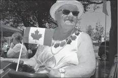  ?? LAWRENCE POWELL ?? Mary Drew had fun at Canada Day celebratio­ns at Macdonald Museum in Middleton. There was music, food, speeches, and more as the town and museum hosted the annual event.