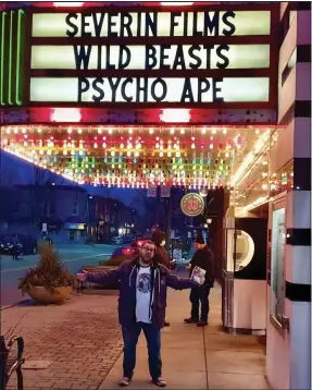  ?? COURTESY PHOTO ?? Addison Binek’s films “Psycho Ape!” and “Magnum Opus” will be shown 8 p.m. Saturday at The Broadway Theatre with a Q & A session in between the films.