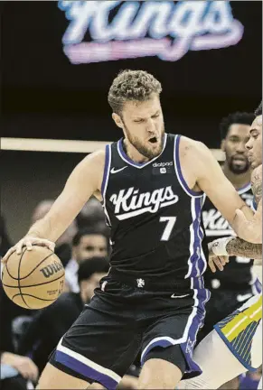  ?? FOTO: LAPRESSE ?? Sasha vezenkov, en un partido de esta temporada con los Sacramento Kings