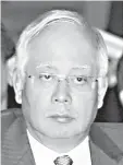  ??  ?? Najib