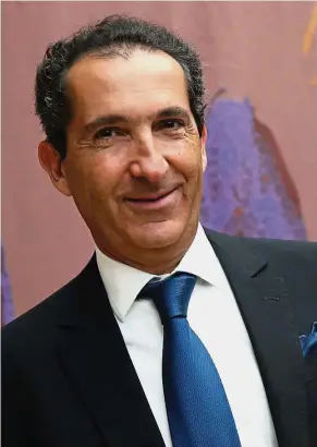  ?? — Reuters ?? Drahi: I didn’t take much risk. It’s the banks that lent everything.