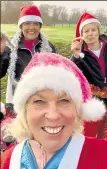 ??  ?? Tenterden Golf Club’s Mimi Anderson with Maggie Bates and Hilary Thomas