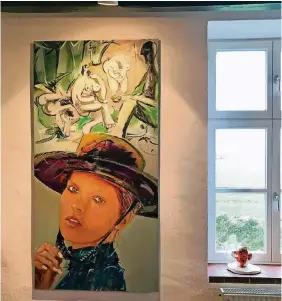  ?? RP-FOTOS (3): MGR ?? Matthias Köster kombiniert moderne Models mit Klassikern der Malerei – da ist Vermeers Mädchen mit rotem Hut (oben links), eine der Modelle des Italieners Carlo Mollina mit Matisse (unten links) oder das große Gemälde von Kate Moss mit Picassos Grazien...