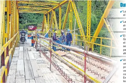  ?? Foto| Julián García | LA PATRIA ?? Instalan las formaletas para hacer el vaciado de la loza de concreto.