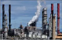  ?? JOSE CARLOS FAJARDO — STAFF ARCHIVES ?? The Chevron Richmond Refinery operates in Richmond. Gov. Gavin Newsom has outlined a plan to set a profit cap on the oil industry and give more oversight power to the state's Energy Commission.