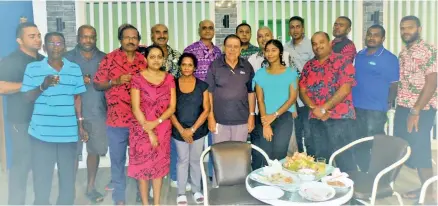  ??  ?? Ratepayers with newly elected members during the Labasa Ratepayers and Citizens Associatio­n Annual General Meeting at Hotel Northwinds in Labasa on September 3, 2020.