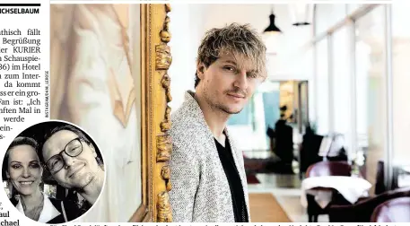  ??  ?? Für Chad Rook läuft es beruflich und privat bestens: In diesem Jahr wird er seine Verlobte Dani Le Rose (Kreis) heiraten