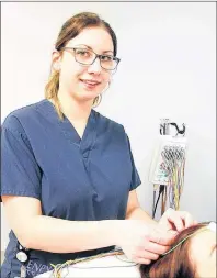  ?? SUBMITTED PHOTO ?? Katia Lavictoire, an electroneu­rophysiolo­gy technician at the Queen Elizabeth Hospital, is this month’s French Health Network’s Étoile Santé.