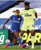  ??  ?? ■ Allan Saint-maximin’s performanc­e against Leicester is under-rated
