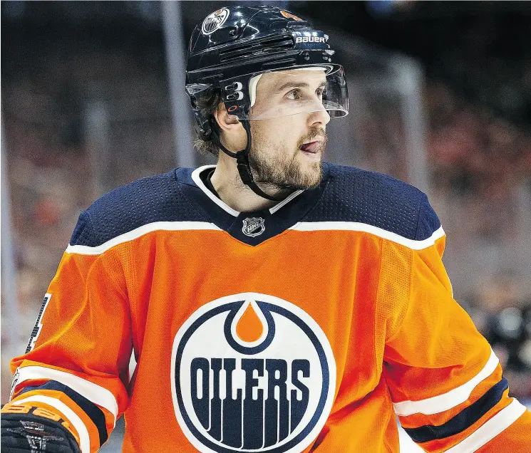  ?? GETTY IMAGES FILES ?? Edmonton Oilers defenceman Kris Russell has become something of an avatar for the stats-versus-scouts debate.