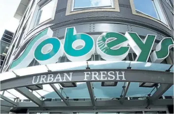  ?? SUPPLIED PHOTO ?? Sobeys saw higher customer traffic and an increase in basket size at the till in the period ended Aug. 5 and the retailer made small market share gains.