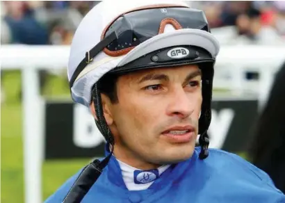  ??  ?? INTERESTIN­G BOOKING. Silvestre de Sousa has been engaged to ride Pathway To Glory in Race 3 at Jebel Ali Racecourse in Dubai tomorrow.