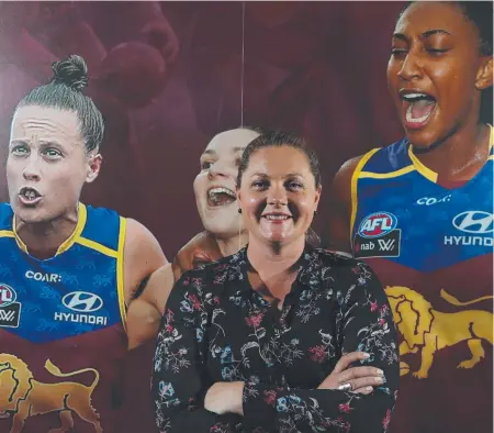  ?? Picture: DAVID CLARK ?? Brisbane Lions women’s team CEO Breeanna Brock is a finalist in the Telstra Business Women’s Awards.