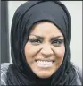  ??  ?? NADIYA HUSSAIN: Posted on Instagram that her second wedding had been ‘nothing fancy’.