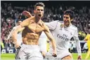  ??  ?? CHEST BRILLIANT Ronaldo celebrates