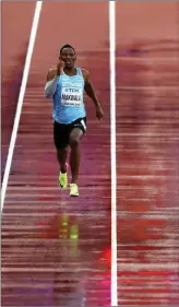  ?? PIC: MORGAN TREACY/INPHO ?? Defining run: Makwala during his solo run