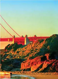  ?? REPORTAJE GRÁFICO: DREAMSTIME ?? Vista panorámica del icónico puente Golden Gate de San Francisco